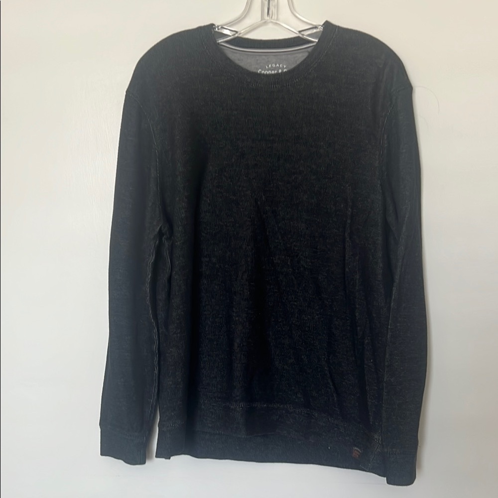Charcoal  Long Sleeve Sweater
